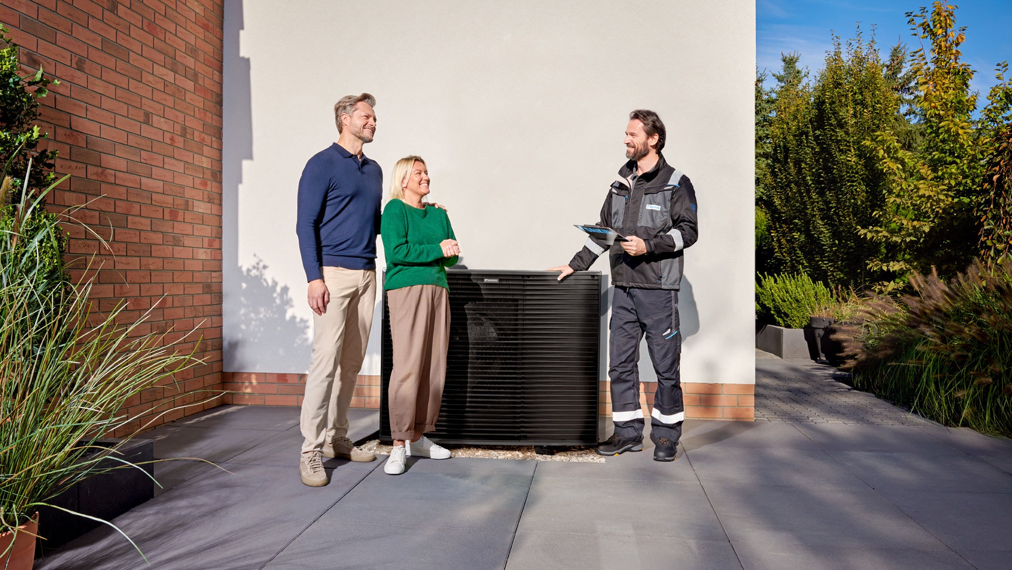 Външно тяло на монтирана система Daikin Altherma